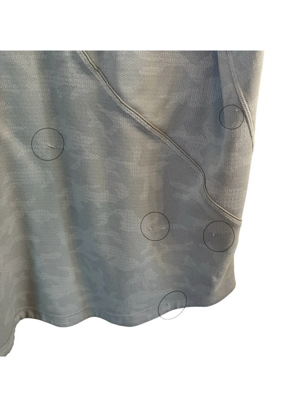 Lululemon Women's Silver Drop Alpine White  Camo Short Sleeve T-Shirt